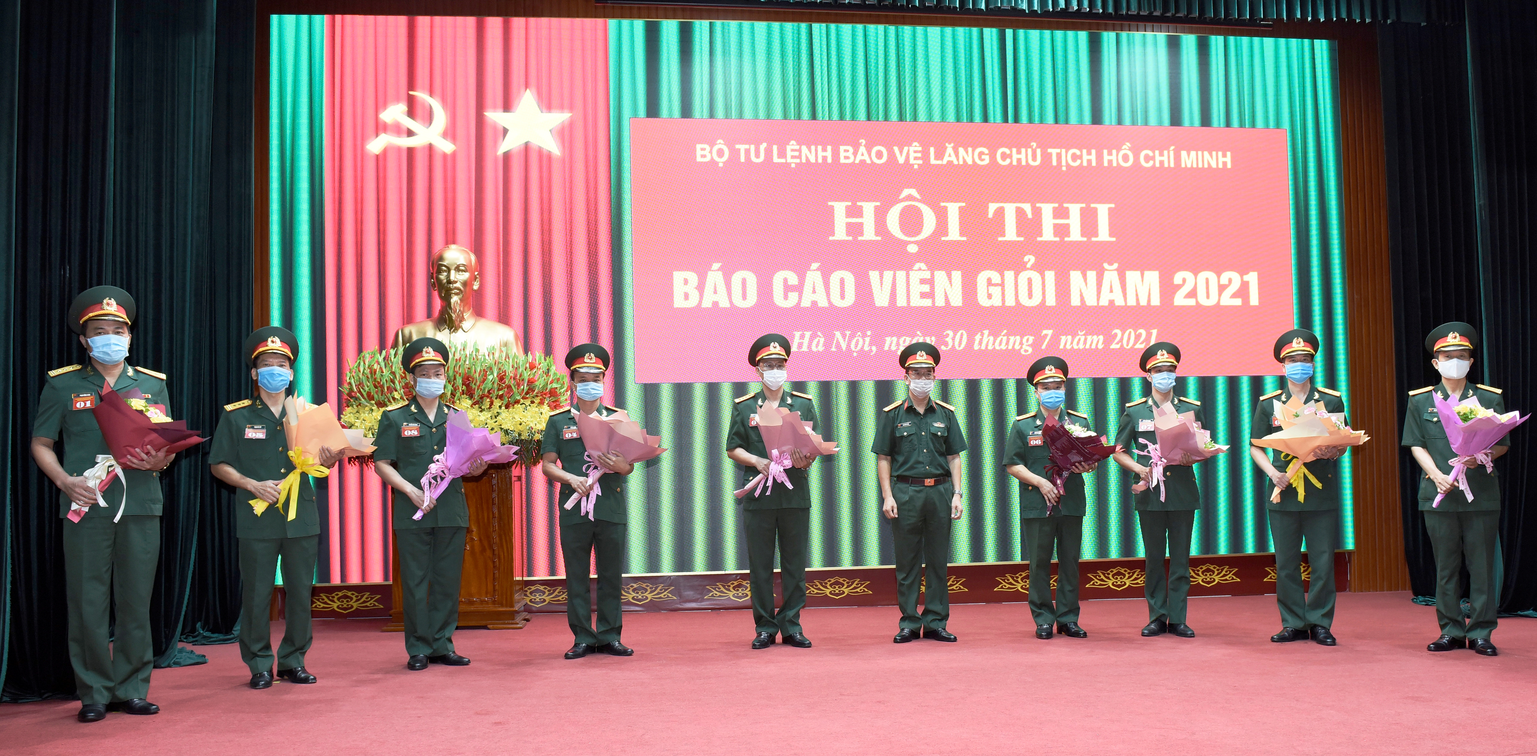 Bộ tư lệnh Bảo vệ Lăng Chủ tịch Hồ Chí Minh tổ chức Hội thi báo cáo viên giỏi năm 2021